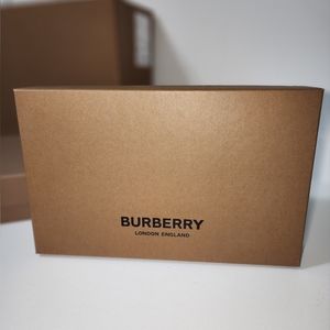 Empty Burberry Shoe Box with Tissue paper